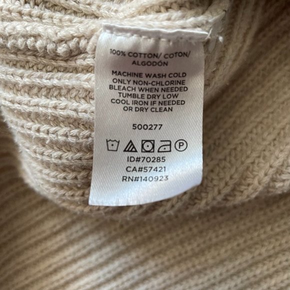 LOFT Cream Sleeveless Sweater - Picture 8 of 8